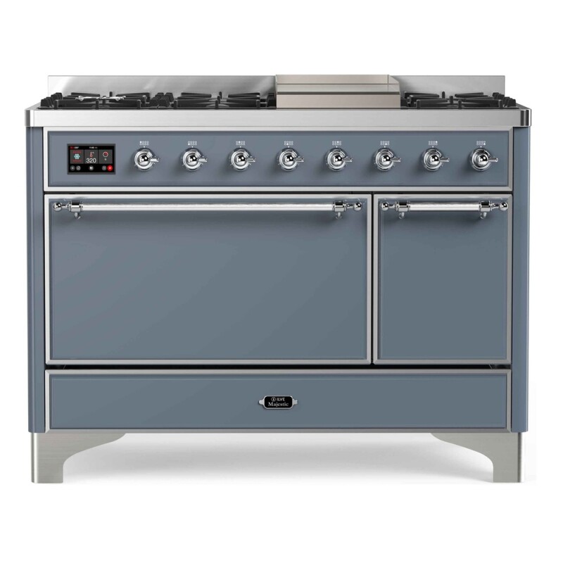 Majestic II Series 48" Dual Fuel Natural Gas Freestanding Range UM12FDQNS3BGC