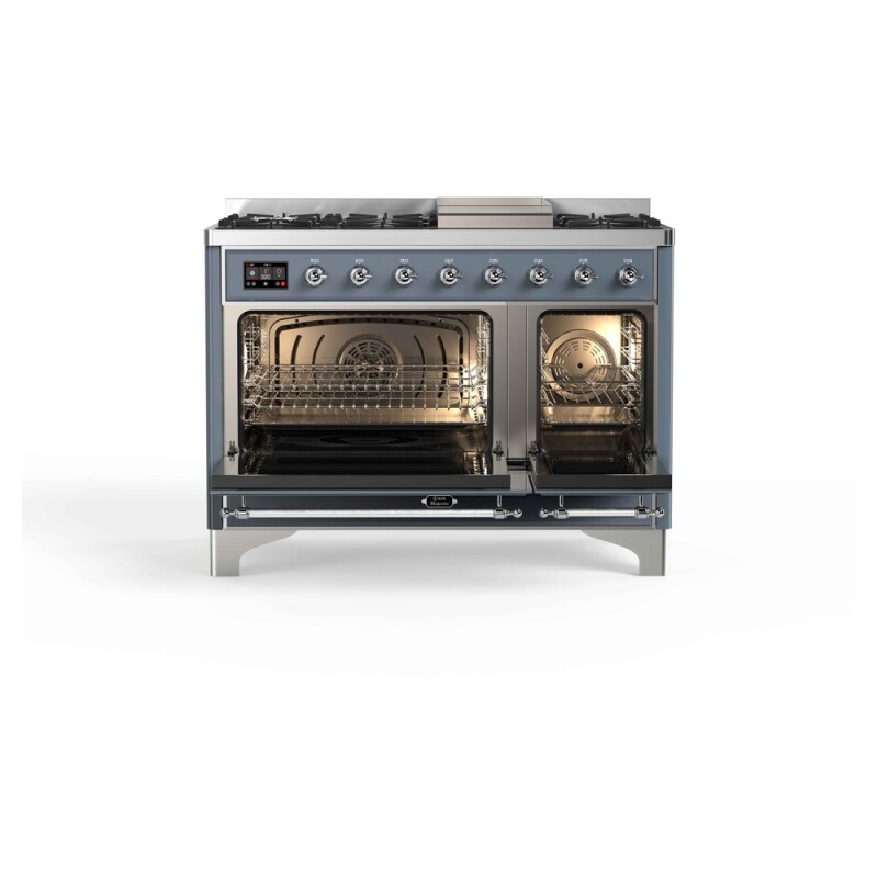 Majestic II Series 48" Dual Fuel Natural Gas Freestanding Range UM12FDQNS3BGC