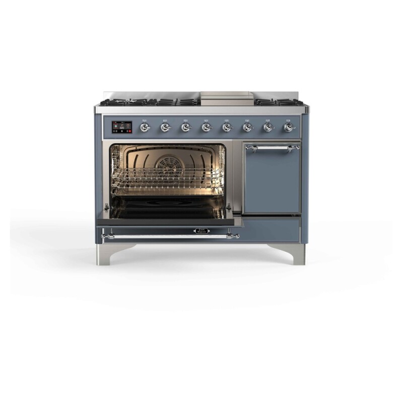 Majestic II Series 48" Dual Fuel Natural Gas Freestanding Range UM12FDQNS3BGC
