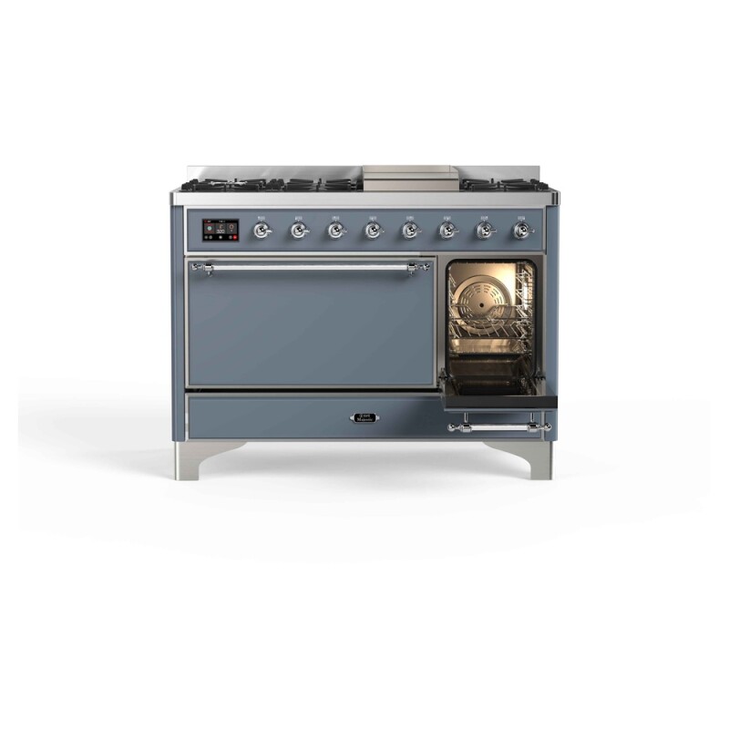 Majestic II Series 48" Dual Fuel Natural Gas Freestanding Range UM12FDQNS3BGC