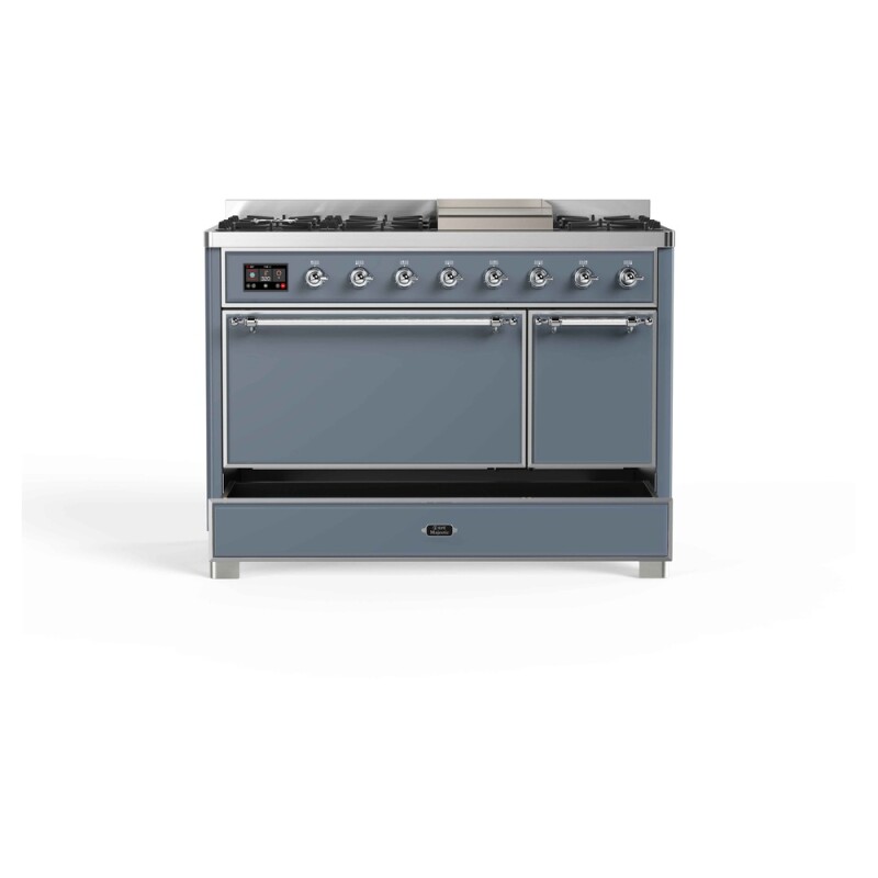 Majestic II Series 48" Dual Fuel Natural Gas Freestanding Range UM12FDQNS3BGC