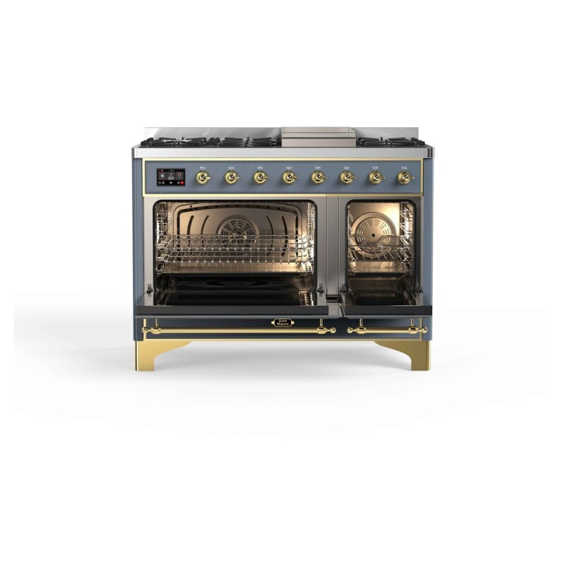 Majestic II Series 48" Dual Fuel Natural Gas Freestanding Range UM12FDQNS3BGG