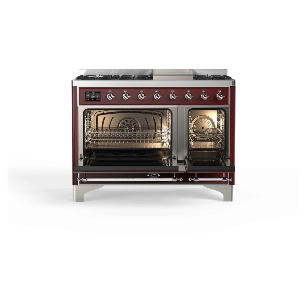 Majestic II Series 48" Dual Fuel Natural Gas Freestanding Range UM12FDQNS3BUC