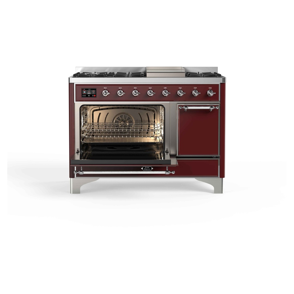 Majestic II Series 48" Dual Fuel Natural Gas Freestanding Range UM12FDQNS3BUC
