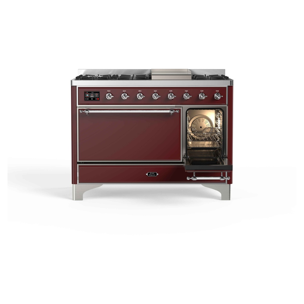 Majestic II Series 48" Dual Fuel Natural Gas Freestanding Range UM12FDQNS3BUC