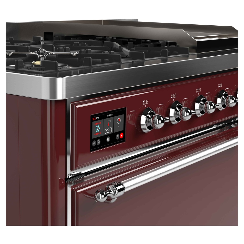 Majestic II Series 48" Dual Fuel Natural Gas Freestanding Range UM12FDQNS3BUC