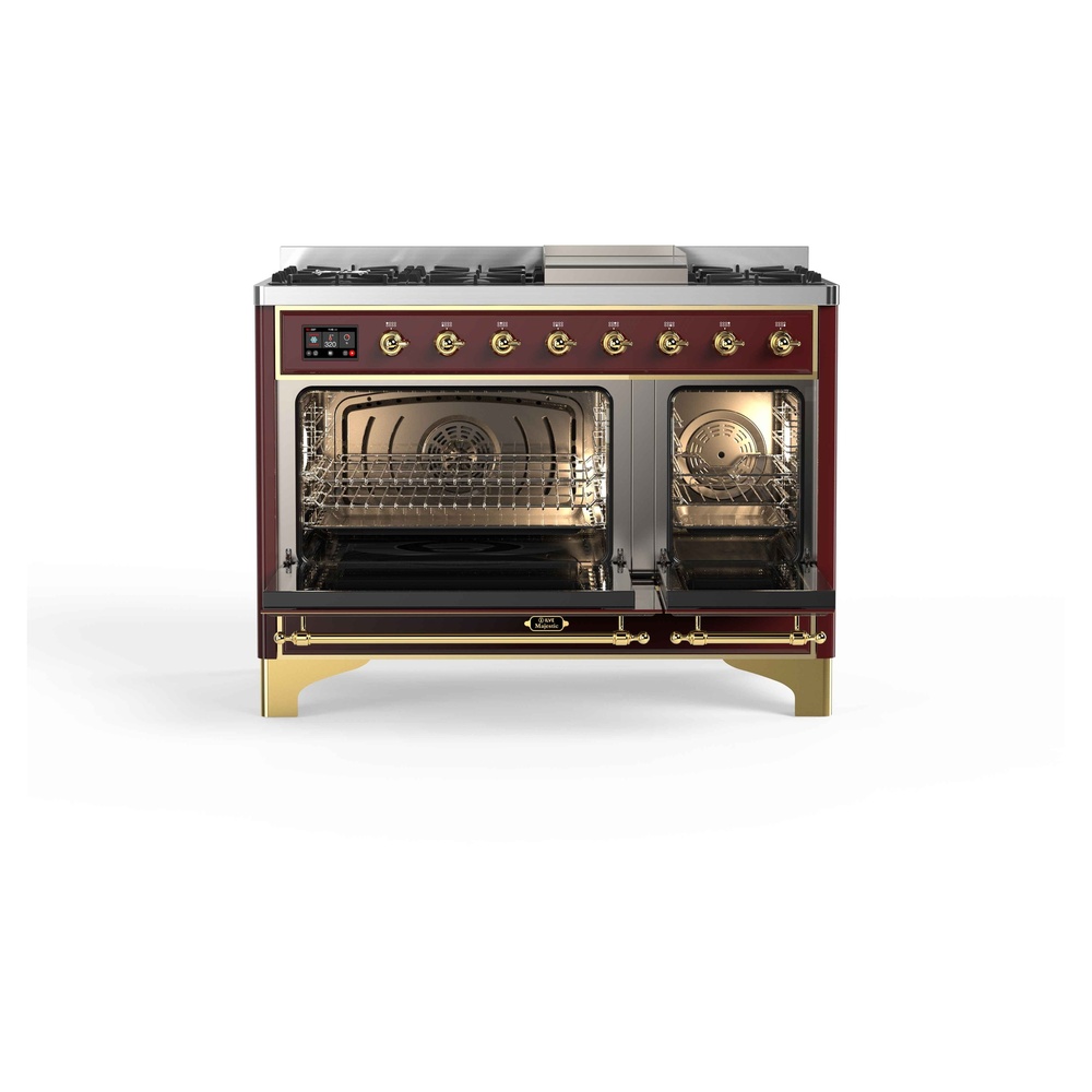 Majestic II Series 48" Dual Fuel Natural Gas Freestanding Range UM12FDQNS3BUG