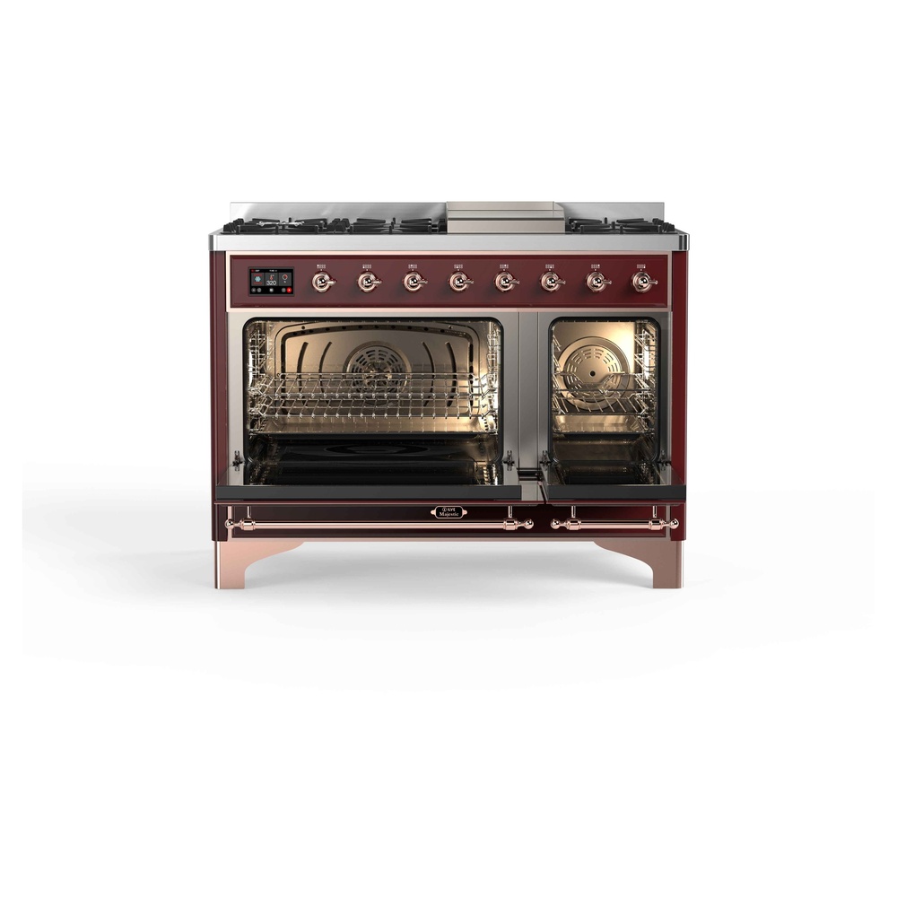 Majestic II Series 48" Dual Fuel Natural Gas Freestanding Range UM12FDQNS3BUP