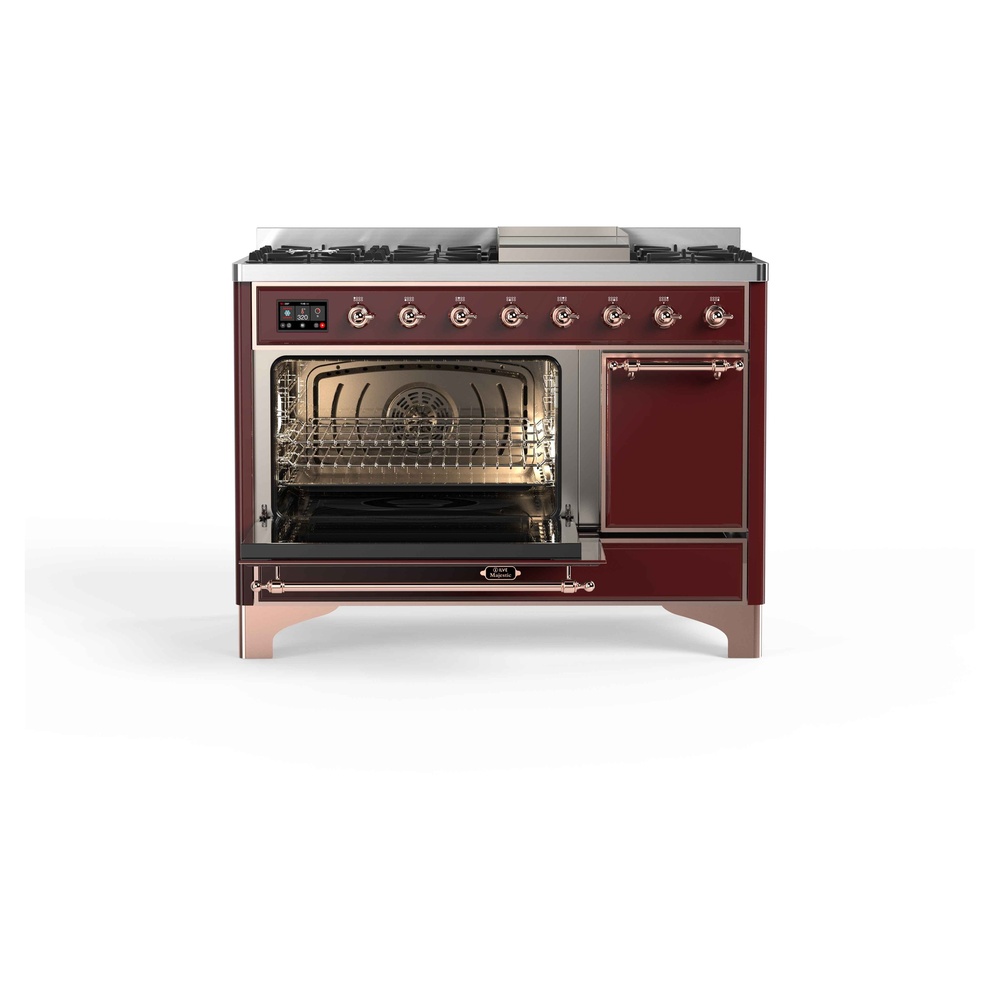 Majestic II Series 48" Dual Fuel Natural Gas Freestanding Range UM12FDQNS3BUP