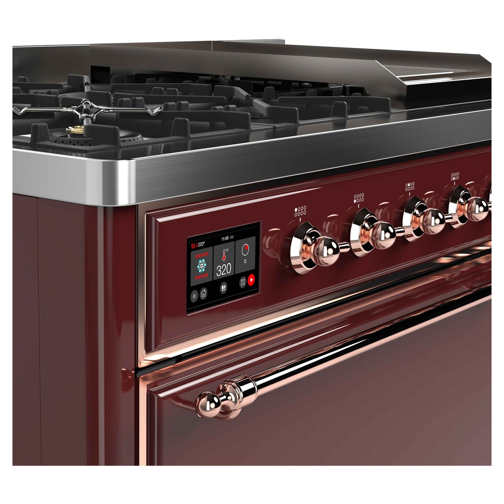 Majestic II Series 48" Dual Fuel Natural Gas Freestanding Range UM12FDQNS3BUP