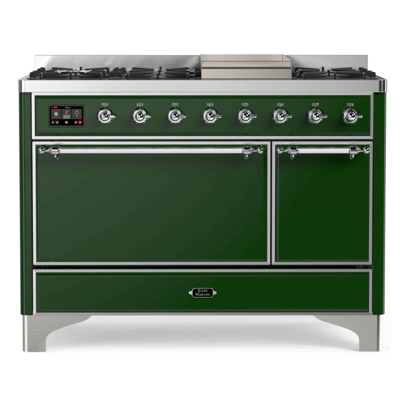 Majestic II Series 48" Dual Fuel Natural Gas Freestanding Range UM12FDQNS3EGC