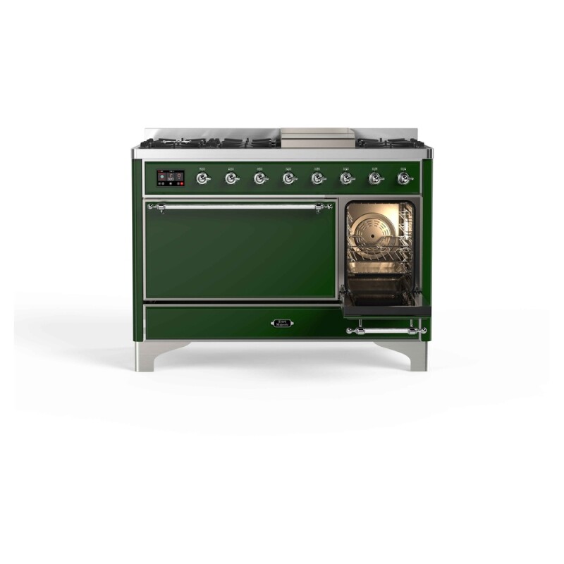 Majestic II Series 48" Dual Fuel Natural Gas Freestanding Range UM12FDQNS3EGC