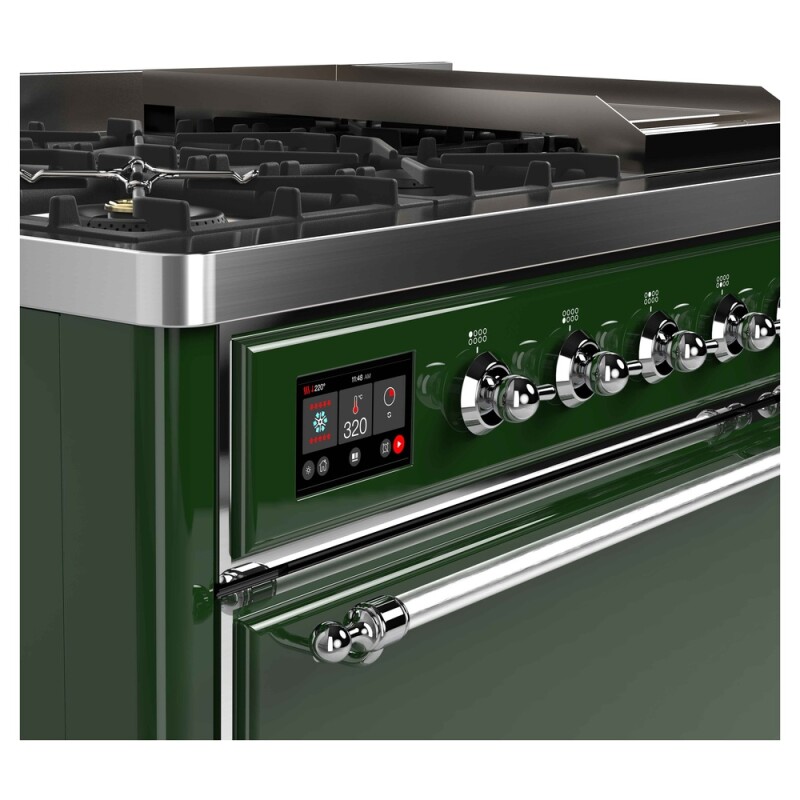 Majestic II Series 48" Dual Fuel Natural Gas Freestanding Range UM12FDQNS3EGC