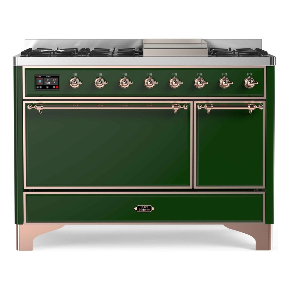 Majestic II Series 48" Dual Fuel Natural Gas Freestanding Range UM12FDQNS3EGP
