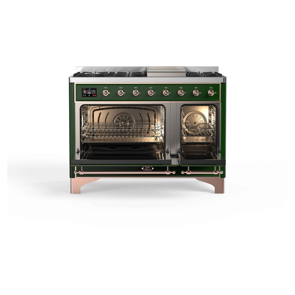 Majestic II Series 48" Dual Fuel Natural Gas Freestanding Range UM12FDQNS3EGP
