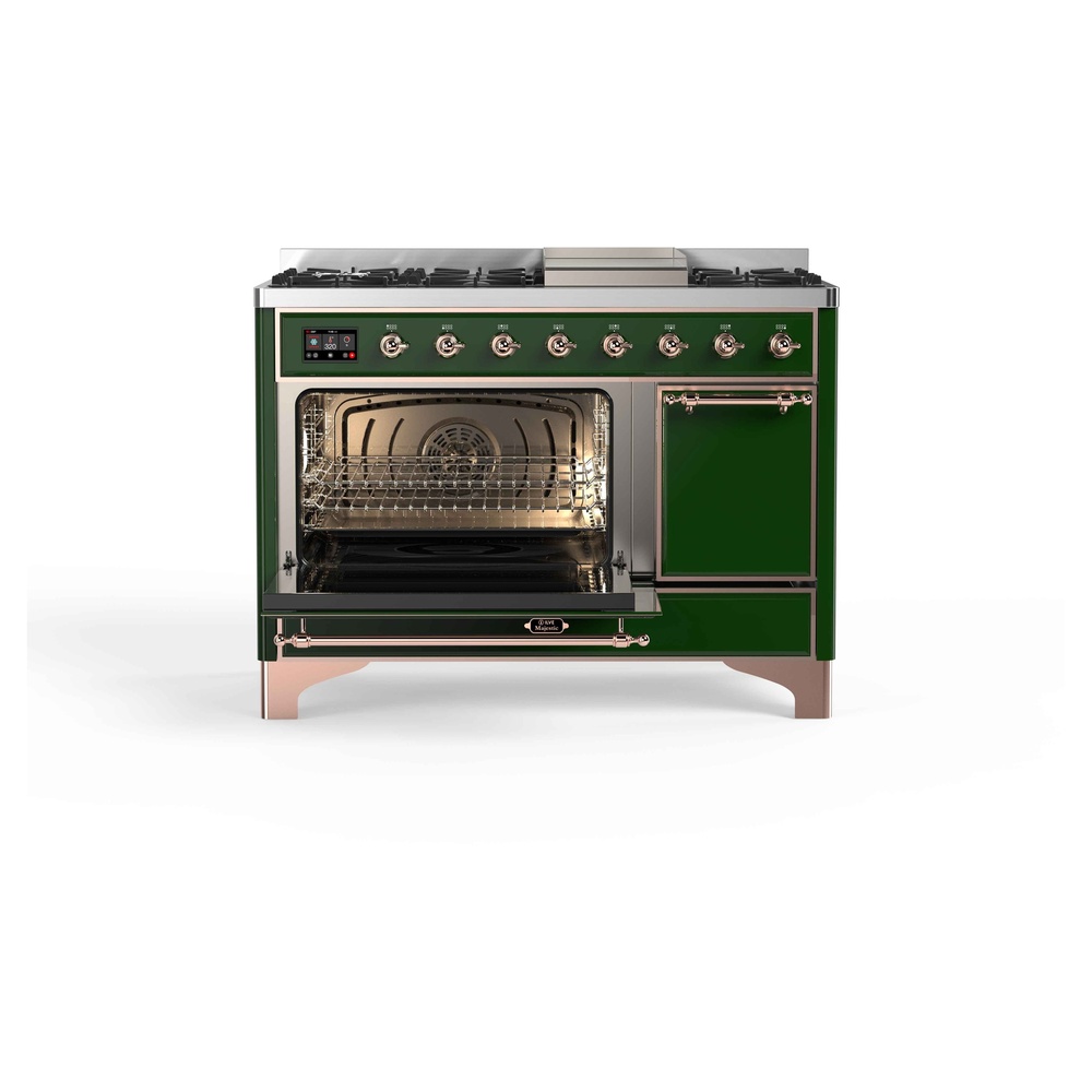 Majestic II Series 48" Dual Fuel Natural Gas Freestanding Range UM12FDQNS3EGP