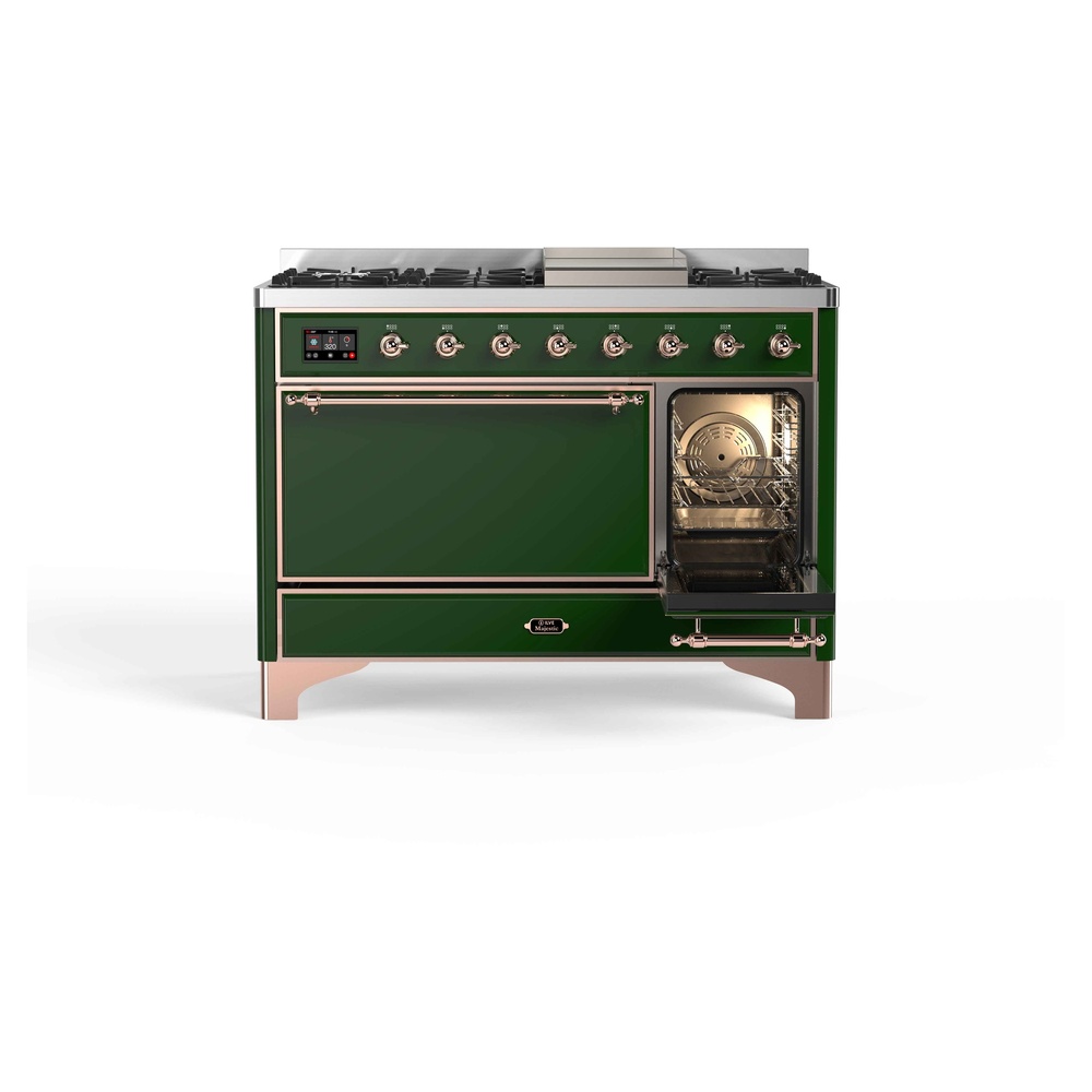 Majestic II Series 48" Dual Fuel Natural Gas Freestanding Range UM12FDQNS3EGP