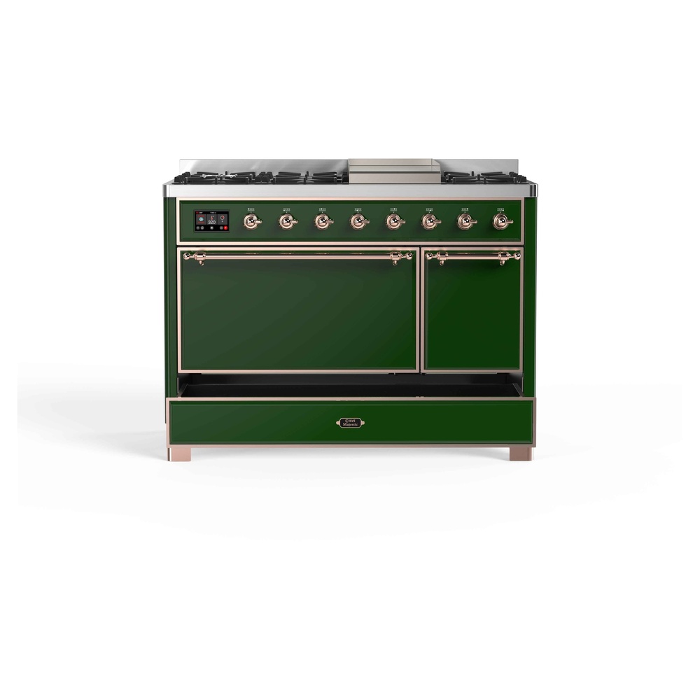Majestic II Series 48" Dual Fuel Natural Gas Freestanding Range UM12FDQNS3EGP