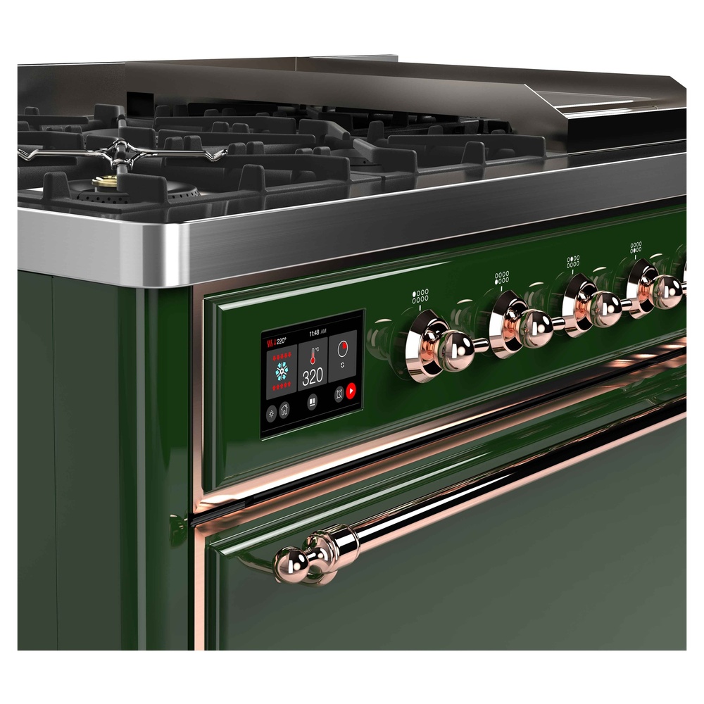 Majestic II Series 48" Dual Fuel Natural Gas Freestanding Range UM12FDQNS3EGP