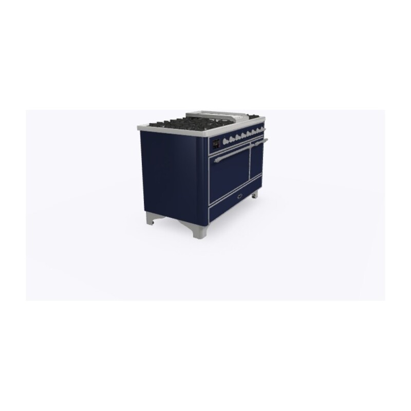 Majestic II Series 48" Dual Fuel Natural Gas Freestanding Range UM12FDQNS3MBC