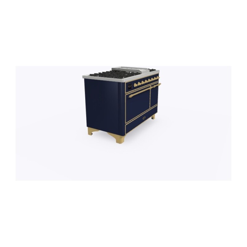 Majestic II Series 48" Dual Fuel Natural Gas Freestanding Range UM12FDQNS3MBG