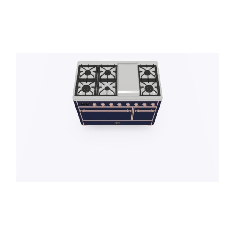 Majestic II Series 48" Dual Fuel Natural Gas Freestanding Range UM12FDQNS3MBP