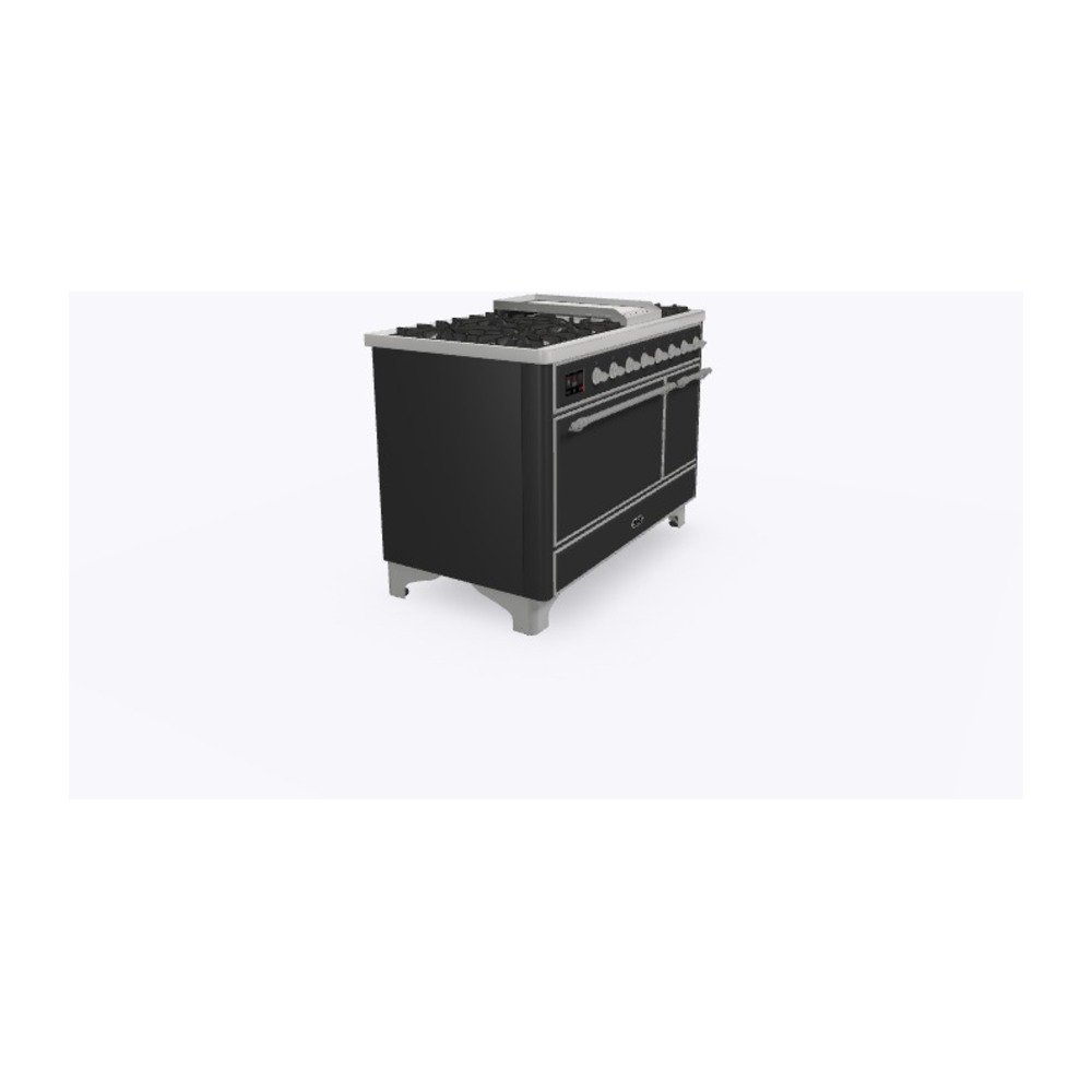 Majestic II Series 48" Dual Fuel Natural Gas Freestanding Range UM12FDQNS3MGC