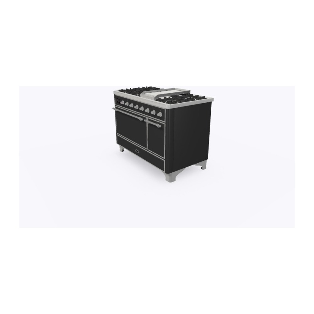 Majestic II Series 48" Dual Fuel Natural Gas Freestanding Range UM12FDQNS3MGC