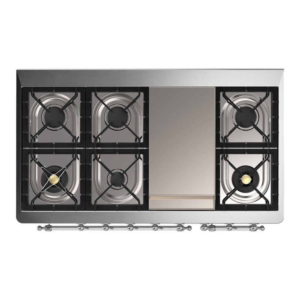 Majestic II Series 48" Dual Fuel Natural Gas Freestanding Range UM12FDQNS3MGC