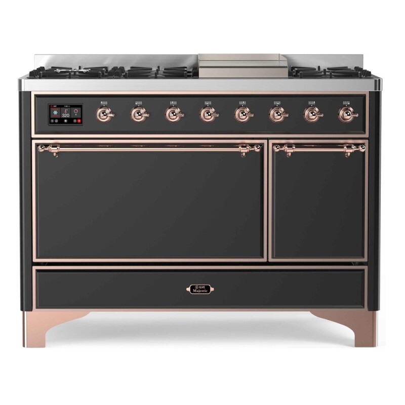 Majestic II Series 48" Dual Fuel Natural Gas Freestanding Range UM12FDQNS3MGP