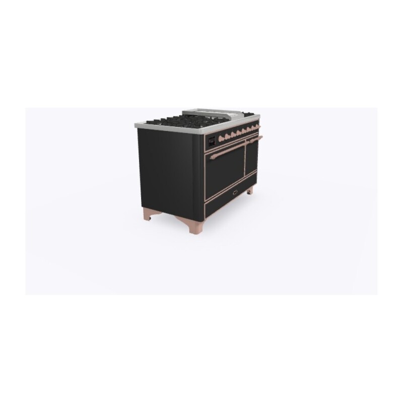 Majestic II Series 48" Dual Fuel Natural Gas Freestanding Range UM12FDQNS3MGP