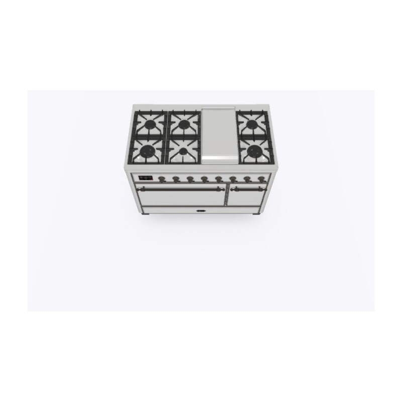 Majestic II Series 48" Dual Fuel Natural Gas Freestanding Range view 3