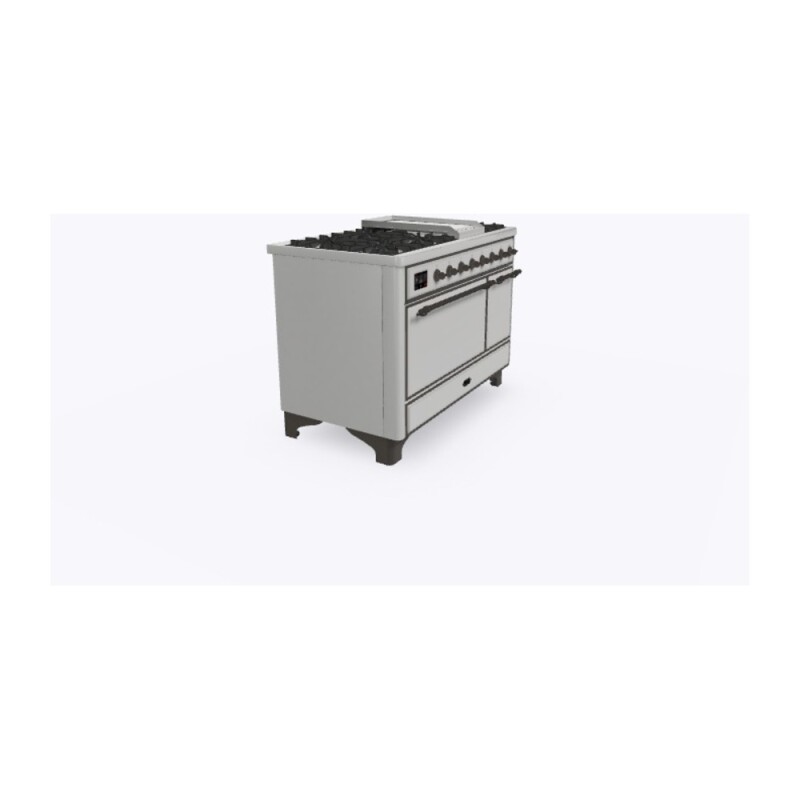 Majestic II Series 48" Dual Fuel Natural Gas Freestanding Range view 4