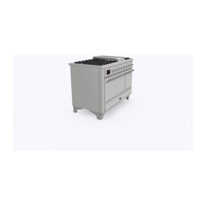 Majestic II Series 48" Dual Fuel Natural Gas Freestanding Range view 4