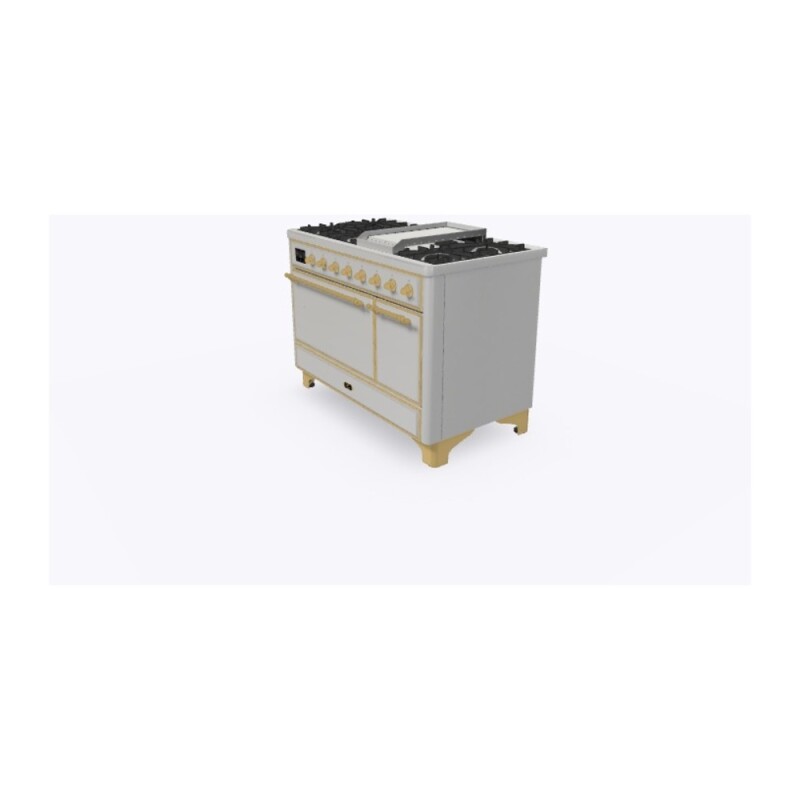 Majestic II Series 48" Dual Fuel Natural Gas Freestanding Range view 5