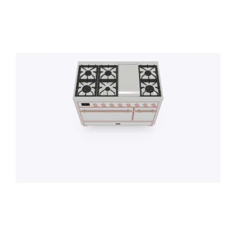 Majestic II Series 48" Dual Fuel Natural Gas Freestanding Range view 3