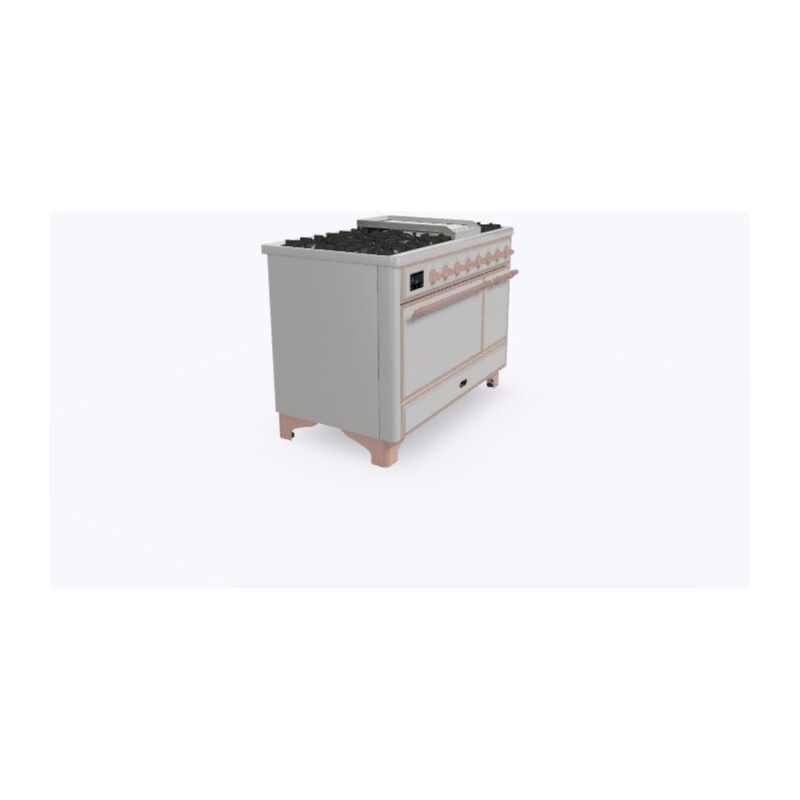 Majestic II Series 48" Dual Fuel Natural Gas Freestanding Range view 4