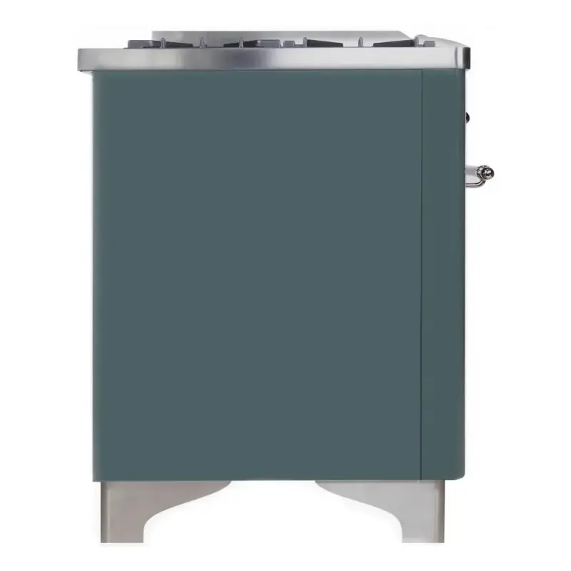 Majestic II Series 60 inch Freestanding Dual Fuel Range with Natural Gas, 9 Sealed Brass Burners, Double Ovens, 5.02 cu. ft. Total Oven Capacity, Griddle, Convection Oven, Continuous Grates, UM15FDNS3BGC