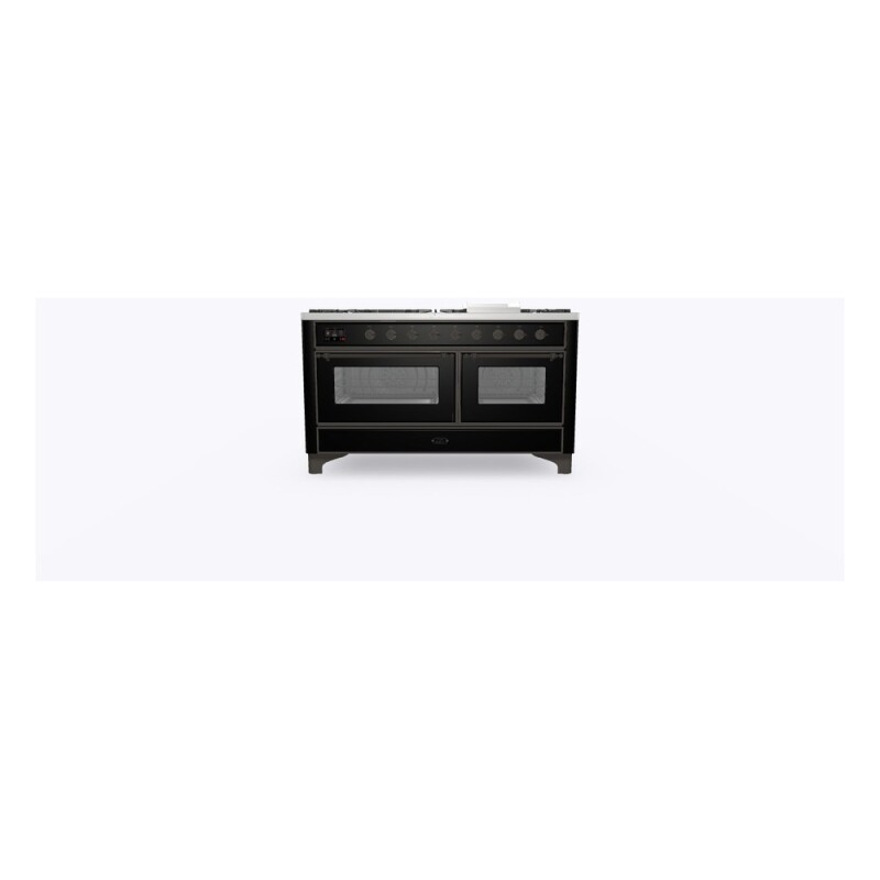 Majestic II Series 60" Dual Fuel Liquid Propane Freestanding Range UM15FDNS3BKBLP