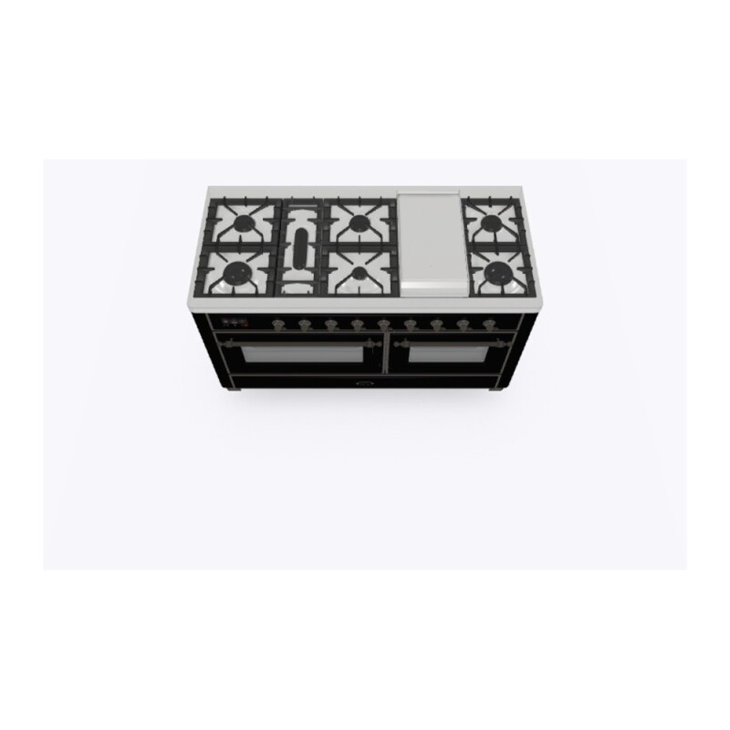 Majestic II Series 60" Dual Fuel Liquid Propane Freestanding Range UM15FDNS3BKBLP