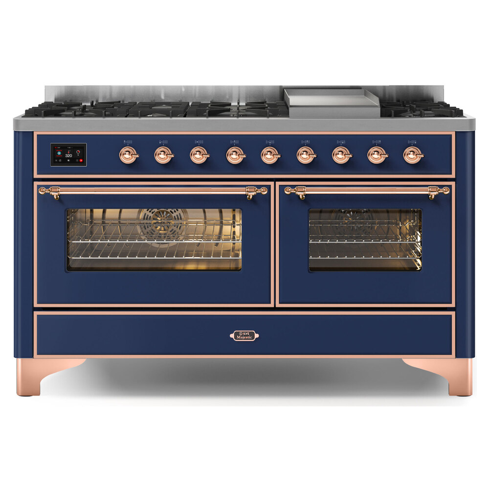 Majestic II Series 60" Dual Fuel Natural Gas Freestanding Range UM15FDNS3MBP