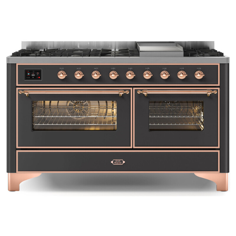 Majestic II Series 60" Dual Fuel Natural Gas Freestanding Range UM15FDNS3BUP