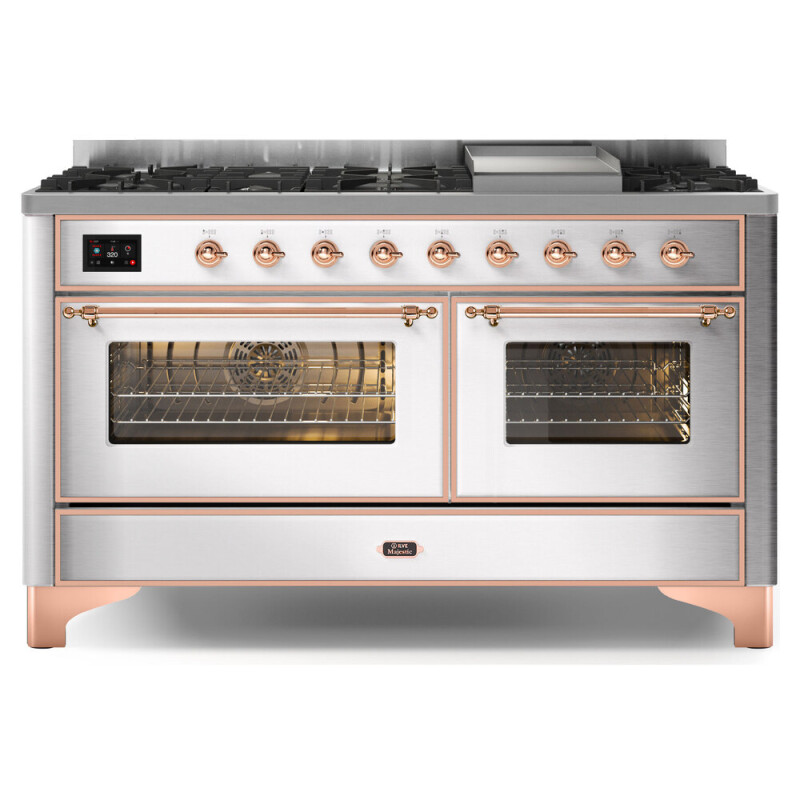 Majestic II Series 60" Dual Fuel Natural Gas Freestanding Range UM15FDNS3BUP