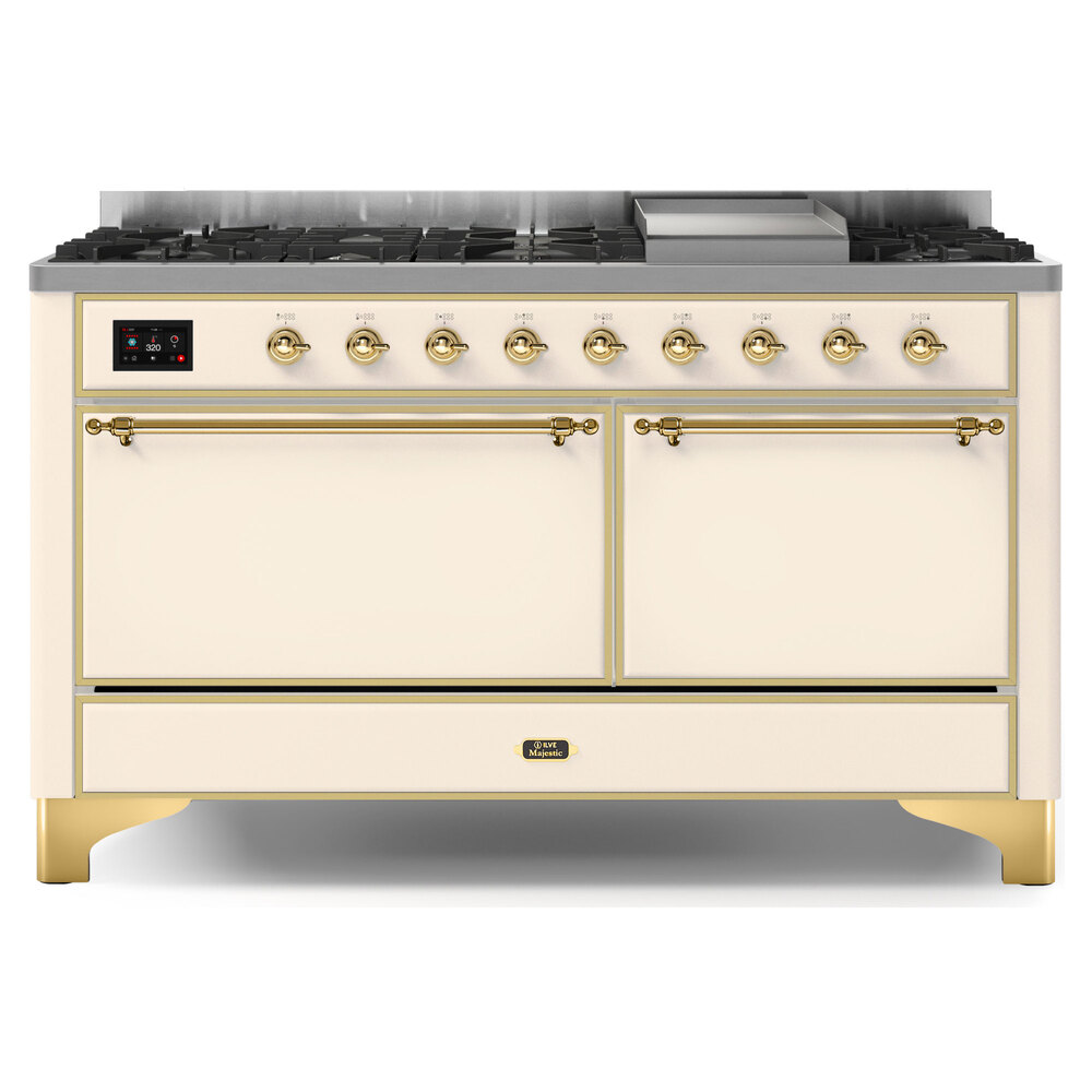 Majestic II Series 60" Dual Fuel Natural Gas Freestanding Range UM15FDQNS3EGG