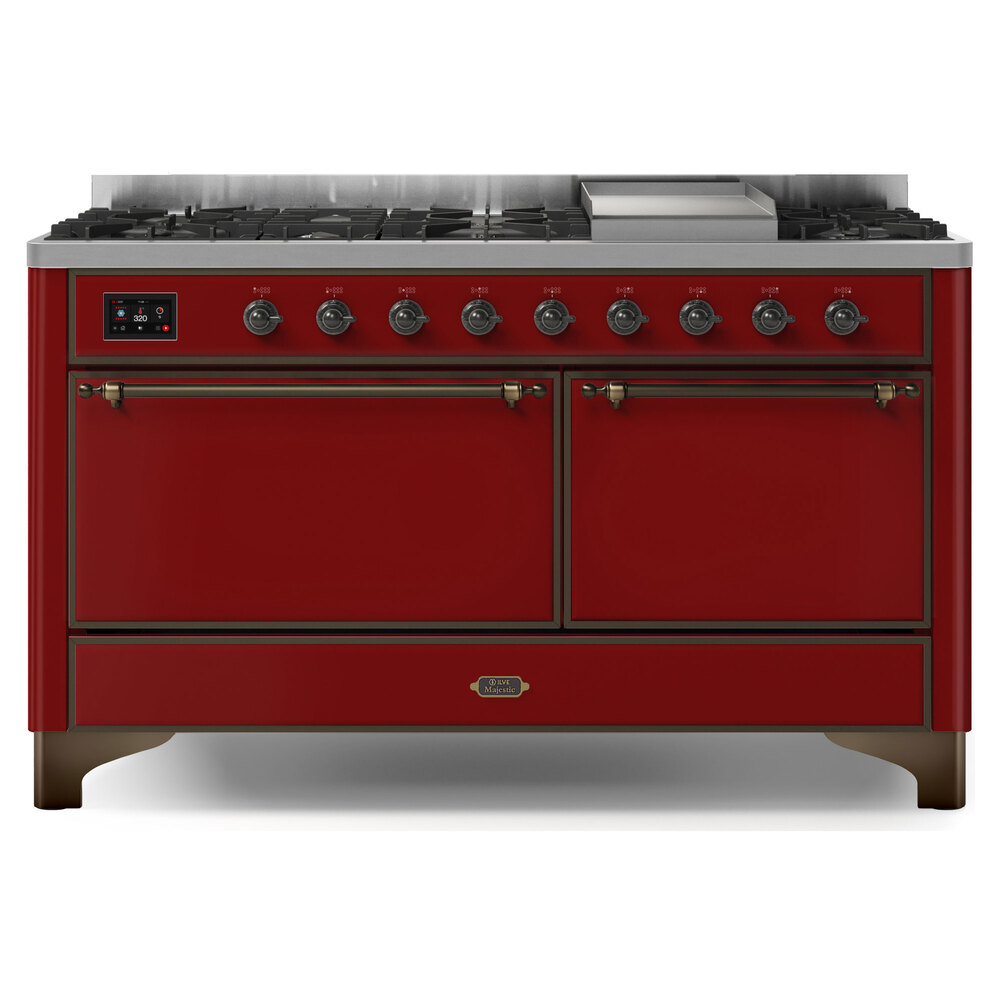 Majestic II Series 60" Dual Fuel Natural Gas Freestanding Range UM15FDQNS3BUB