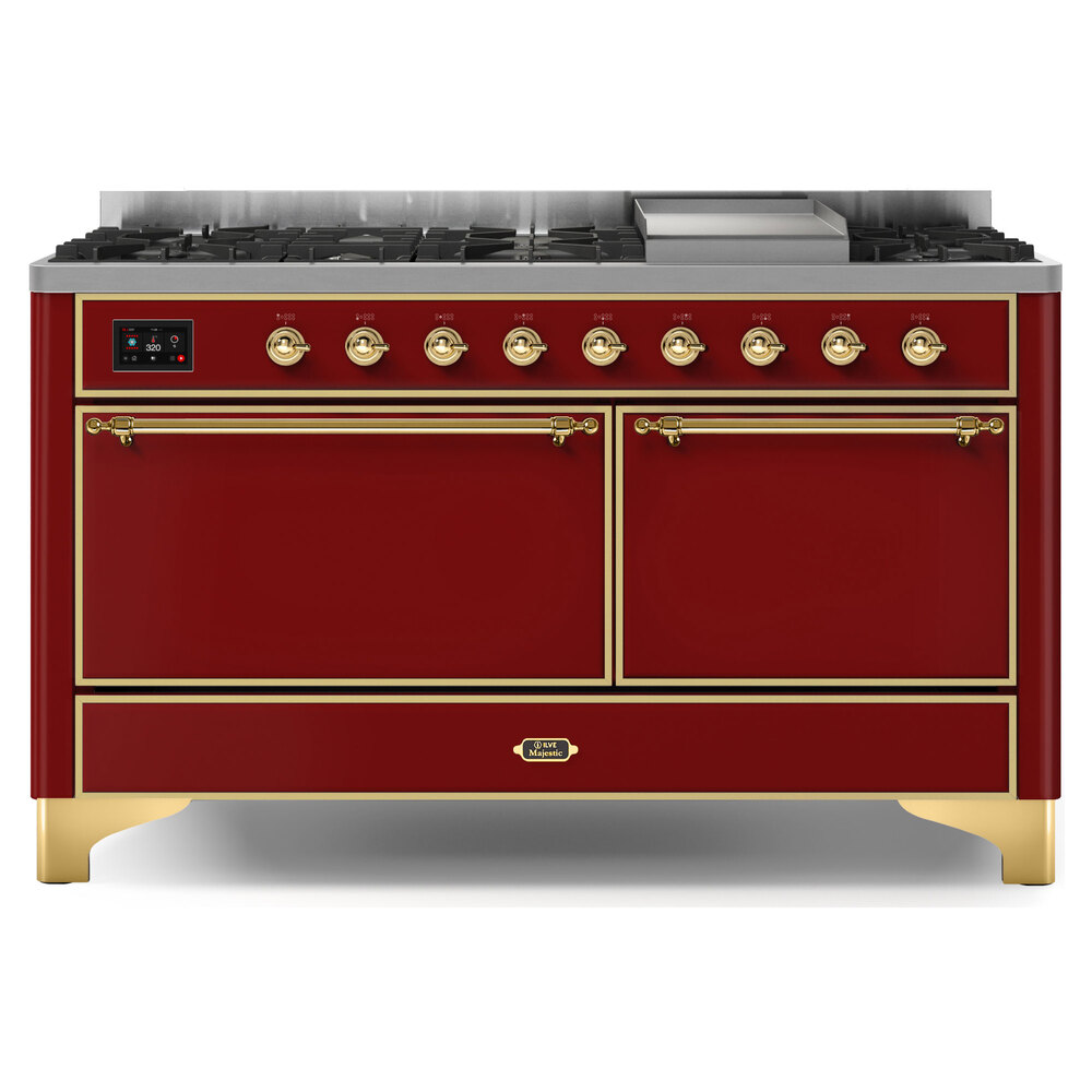 Majestic II Series 60" Dual Fuel Natural Gas Freestanding Range UM15FDQNS3BUG