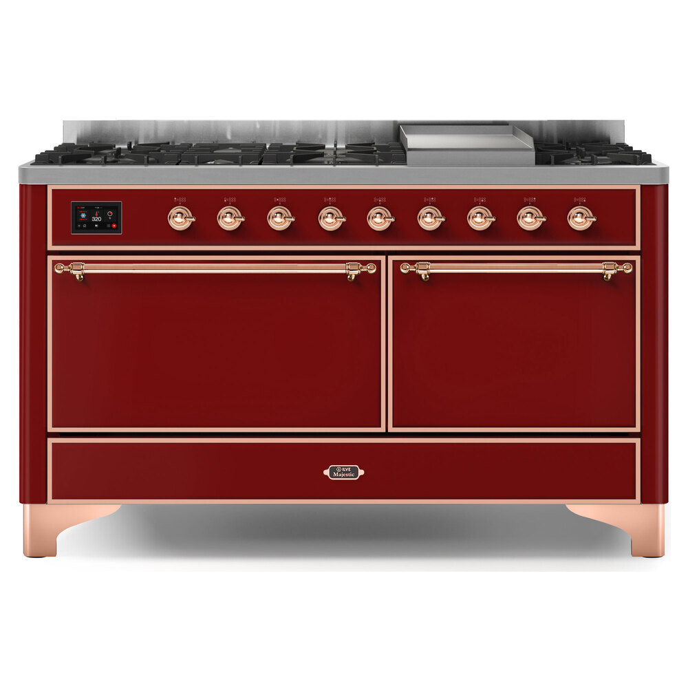 Majestic II Series 60" Dual Fuel Natural Gas Freestanding Range UM15FDQNS3BUP