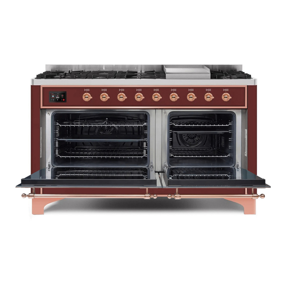 Majestic II Series 60" Dual Fuel Natural Gas Freestanding Range UM15FDQNS3BUP