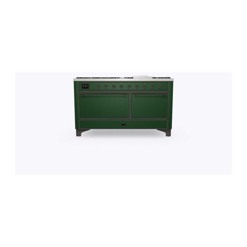 Majestic II Series 60" Dual Fuel Natural Gas Freestanding Range UM15FDQNS3EGB