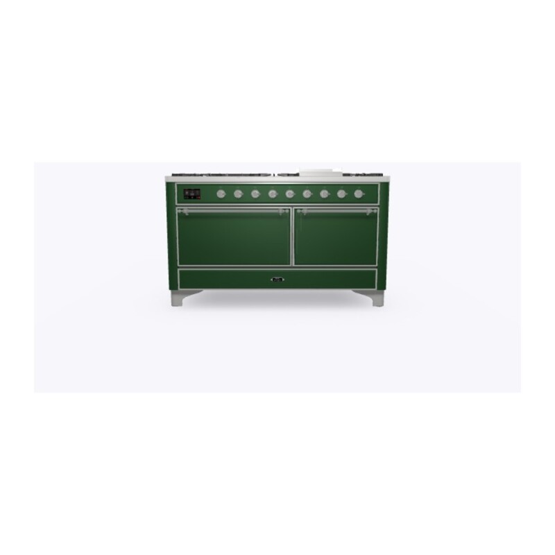 Majestic II Series 60" Dual Fuel Natural Gas Freestanding Range UM15FDQNS3EGC